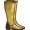 Pair of gold boots