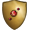 Ruby gold shield
