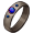 Sapphire iron ring
