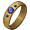 Sapphire gold ring