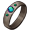 Aquamarine iron ring