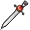 Ruby encrusted sword