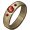 Ruby bone ring