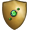 Emerald gold shield