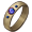 Sapphire bone ring