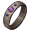Amethyst iron ring