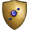 Sapphire gold shield